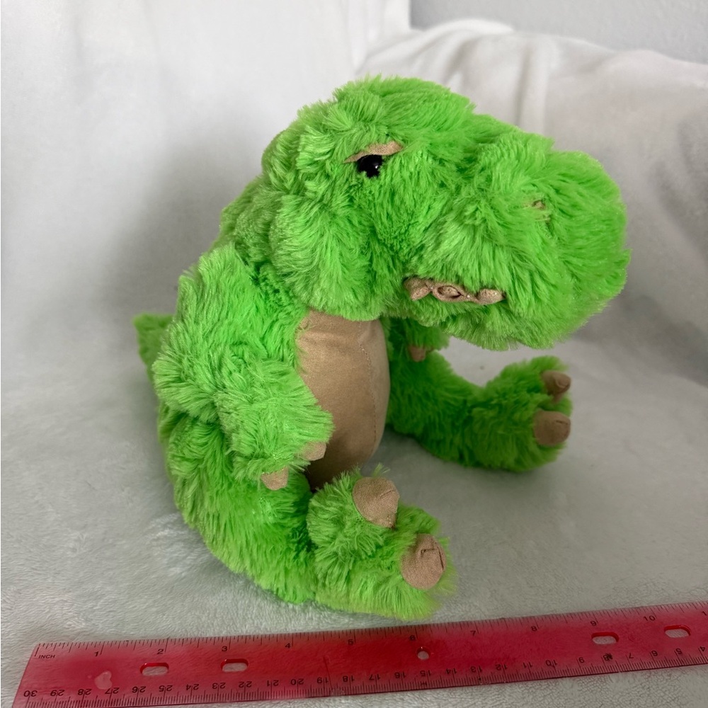 Green Stuffed Dinosaur Toy